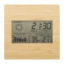 Wetterstation | Bamboo | Mit Wecker