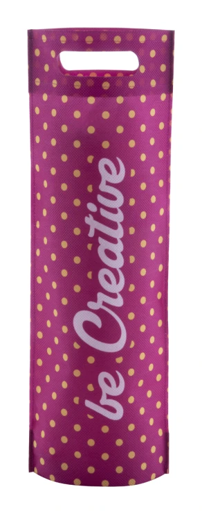 Wine gift bag | Non-woven | 1 compartment | Custom made | White