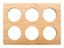 Wine rack | 6 departments | Foldable | Bamboo
