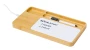 Draadloze oplader-organizer | Bamboe | 28x33x36 cm | Whiteboard oppervlak | Incl. viltstift en gum