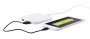 Plastic wireless charger | With 2 USB ports | 2100 mA