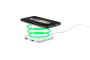 Plastic wireless charger | With 2 USB ports | 2100 mA