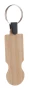 Porte-clé avec une pièce de monnaie de caddie | Bambou |Eco