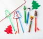 Cartoonpen | Hout | Blauw | Kerstvorm