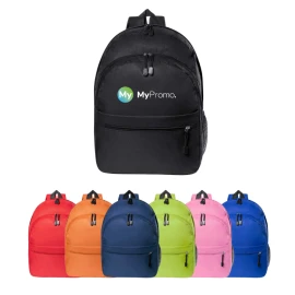 Rucksack | Polyester | 31x41x16 cm | Zwei Hauptfächer | Vordertasche mit Reißverschluss