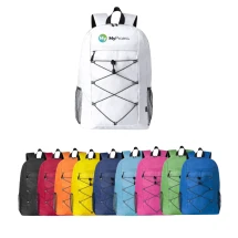 Rugzak | rPET | 42x30x14 cm | Verstelbare gewatteerde schouderbanden | Zijkanten met netvakken