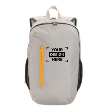 Sac à dos classique | RPET | 14L | Fermeture éclair frontale colorée