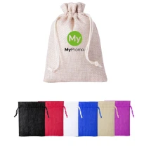 Petit sac | Polyester | Cordon de fermeture de couleur assortie