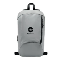 Rucksack | Polyester | Reflektierende Front