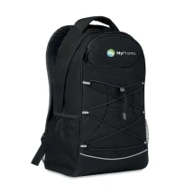 Reflective backpack | rPET | Dark restraining cords