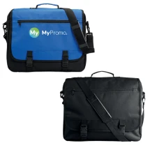 Sac à rabat pour documents | PET | 40x10x32cm | Plusieurs poches