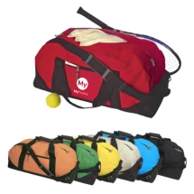 Sporttas | Polyester | 60x30x27,5 cm | Voorvak met rits