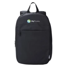 Zaino per laptop da 15" | rPET | 30x9x43cm | Scomparto grande e tasca piccola sul davanti