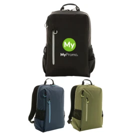 Laptop-Rucksack | rPET | 15,6" Fach für Laptop | RFID-Schutz | USB-A Ausgang