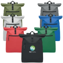 Zaino rolltop | Poliestere 600D | 15" | 320 x 130 x 610 mm | Zaino per computer