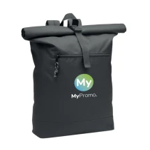 Sac à dos rolltop | RPET 600D | 32 x 13 x 61 cm | Poche frontale zippée