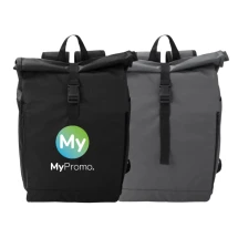 Zaino rolltop | RPET 600D | 31 x 15 x 45 cm | Tasche laterali con cerniera