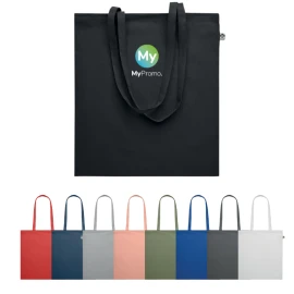 Shopping bag | Organic cotton 180g/m² | Long handles | Sustainable