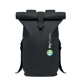 Rolltop backpack | Canvas 340g/m² & rPET | Padded back reinforcement