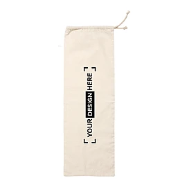 Sac à baguette |Coton recyclé 105 g/m² | 20 x 58,5 cm | Finition cousue