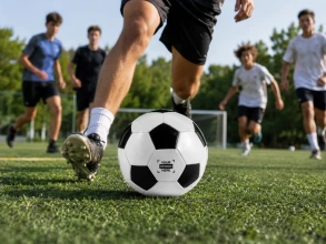 Custom printed footballs and volleyballs for sports clubs