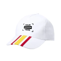Casquette design Espagne | Coton brossé | 5 Panneaux