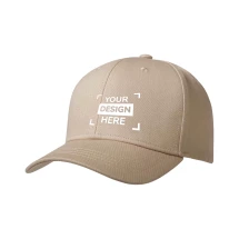 Casquette de baseball | Sergé de coton | 6 panneaux | Tour de tête : 58 cm | Doublure frontale