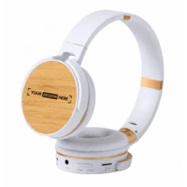 Headphones | Plastic and bamboo | Bluetooth | Hands-free | MicroSD playback | 3.5 mm jack