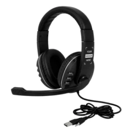 Gaming headset | Plastic | Surround sound | Multicolour LED | Microphone | 160 cm cable | USB and 3.5 mm jack