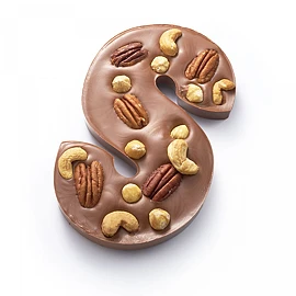 Chocoladeletter – triple nut deluxe