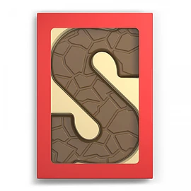 Chocolade letter relief 175 gram