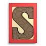 Chocolade letter relief 175 gram