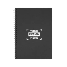 Cuaderno espiral A5 | Cartón 325g/m² y papel reciclado | 80 hojas | Hecho en Francia