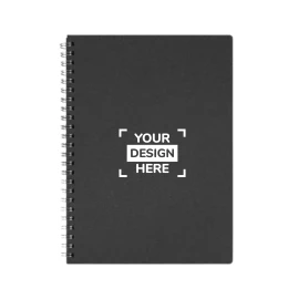 Carnet à spirales A5 | Carton 325g/m² et papier recyclés | 80 feuilles | Fabriqué en France