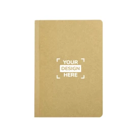 Carnet A5 | Carton recyclé de 325 g/m² | 80 feuilles lignées | Fabriqué en Italie