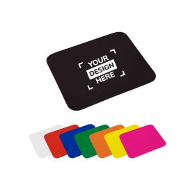 Mouse pad | Soft polyester | 22x18cm | Bright colours | Cheap