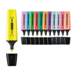 Stabilo Boss Original Markeerstift | Plastic | Navulbare Inkt | Bestseller