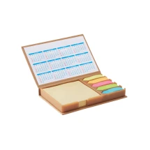 Set di post-it | Carta | Segnapagina in 5 colori assortiti | Calendario di 4 anni