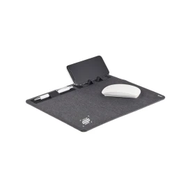 Tapis de souris multifonctionnel XXL | rPET | Chargeur sans fil inclus