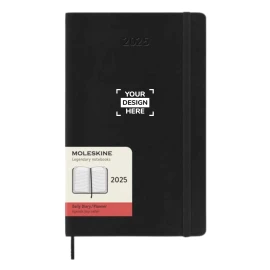 Moleskine 12 maanden dagplanner L | Zuurvrij papier | Van januari tot december 2027 | Zachte kaft | Incl. extra ruimte