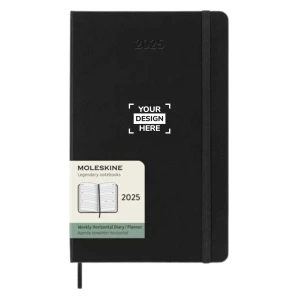 Moleskine 12 maanden planner L | Zuurvrij papier | Van januari tot december 2027 | Horizontaal en wekelijks papier