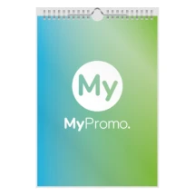 Kalender | Papier en metalen ringband | Volledig aanpasbare