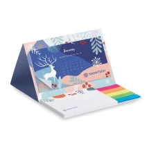 Bureaukalender | Papier | 15x17,5 cm | Zachte kaft | Met plakbriefjes | Gemaakt in Europa