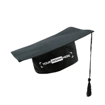 Chapeau de remise des diplômes | Polyester | 58cm