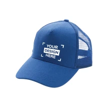 Casquette trucker | Coton recyclé brossé 190 g/m² | 5 panneaux | Avec traceur AWARE™ | Durable