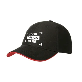 Cap | Heavy twill cotton | 6 panels | Metal buckle | Duo tone