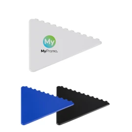 Ice scraper | Recycled plastic | Triangular | With a large decoration area | Made in the UK