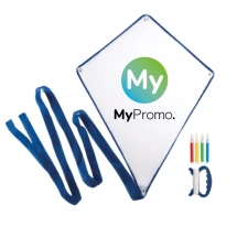 Cometa infantil | Poliéster | Con 4 rotuladores | 39x49cm