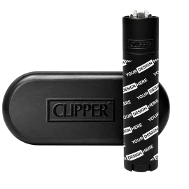Mechero Clipper | Metal | Con caja metálica | Solo en lotes de 48 unidades