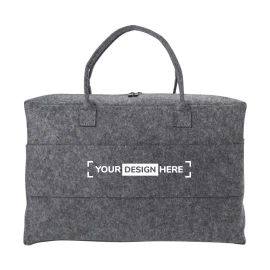 Duffle bag | Polyester & felt | 45,0 x 30,0 x 15,0 cm | With one large compartment